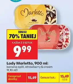 Biedronka Lody Marletto, 900 ml oferta