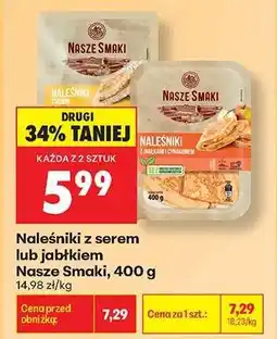 Biedronka Naleśniki z serem lub jabłkiem Nasze Smaki, 400 g oferta