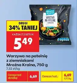 Biedronka Warzywa na patelnię z ziemniakami Mroźna Kraina , 750 g oferta