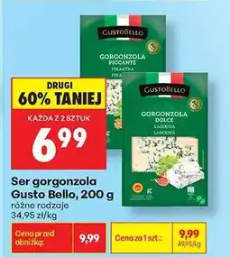 Biedronka Ser gorgonzola Gusto Bello, 200 g oferta