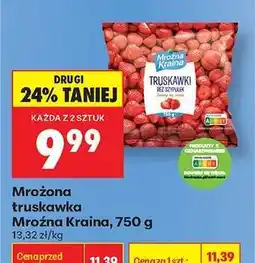 Biedronka Mrożona truskawka Mrożna Kraina, 750 g oferta
