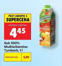 Biedronka Sok 100% Multiwitamina Tymbark, 1 l oferta