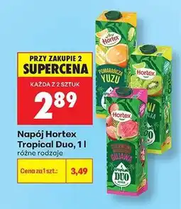 Biedronka Napój Hortex Tropical Duo, 1l oferta