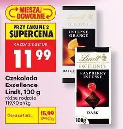 Biedronka Czekolada Excellence Lindt , 100 g oferta