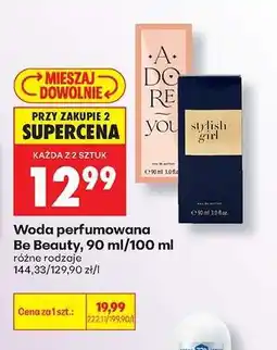 Biedronka Woda perfumowana Be Beauty, 90 ml/100 ml oferta