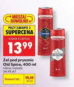 Biedronka Żel pod prysznic Old Spice 400 ml oferta