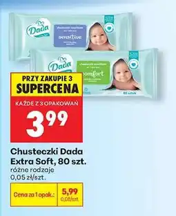 Biedronka Chusteczki Dada Extra Soft 80 szt oferta
