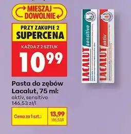 Biedronka Pasta do zębów Lacalut, 75 ml oferta