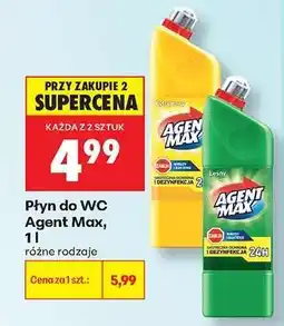 Biedronka Płyn do WC Agent Max, 1 l oferta