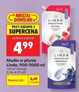 Biedronka Mydło w płynie Linda, 900-1000 ml oferta