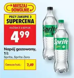 Biedronka Napój gazowany, 1 l: Sprite, Sprite Zero oferta