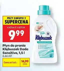 Biedronka Płyn do prania Kłębuszek Dada Sensitive, 1,5 l oferta