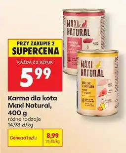Biedronka Karma dla kota Maxi Natural, 400 g oferta