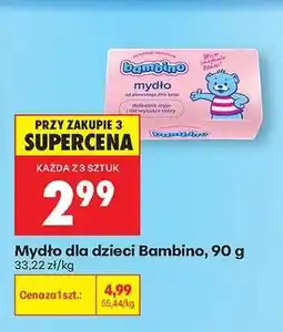 Biedronka Mydło dla dzieci Bambino 90 g oferta