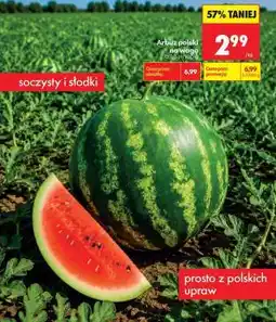 Biedronka Arbuz polski na wage oferta