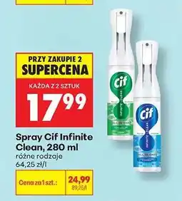 Biedronka Spray Cif Infinite Clean, 280 ml oferta
