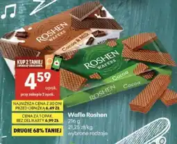 Delikatesy Centrum Wafle Roshen oferta