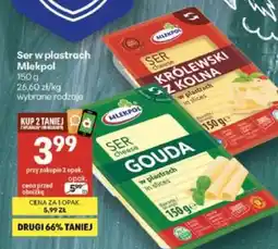 Delikatesy Centrum Ser w plastrach Mlekpol oferta