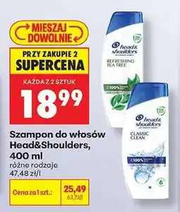 Biedronka Szampon do włosów Head & Shoulders 400 ml oferta