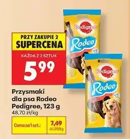 Biedronka Przysmaki dla psa Rodeo Pedigree , 123 g oferta
