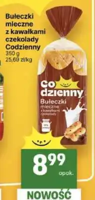 Delikatesy Centrum Bułeczki mleczne z kawałkami czekolady Codzienny oferta