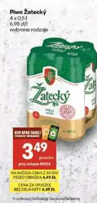 Delikatesy Centrum Piwo ŽATECKÝ oferta