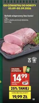 Delikatesy Centrum Schab wieprzowy bez kości oferta