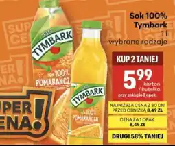 Delikatesy Centrum Sok 100% Tymbark oferta