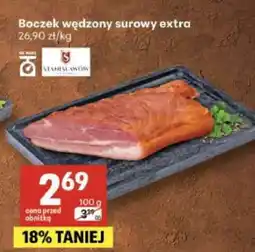 Delikatesy Centrum Boczek wędzony surowy extra oferta