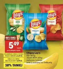 Delikatesy Centrum Chipsy Lay’s oferta
