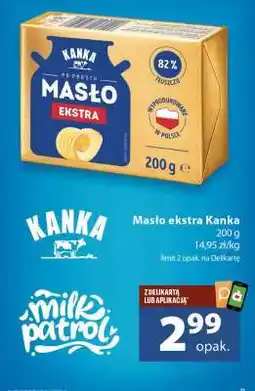 Delikatesy Centrum Masło ekstra Kanka oferta