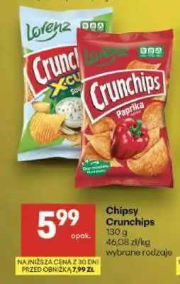 Delikatesy Centrum Chipsy CRUNCHIPS oferta