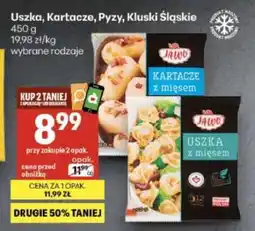 Delikatesy Centrum Jawo Uszka, Kartacze, Pyzy, Kluski Śląskie oferta