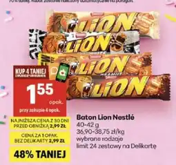 Delikatesy Centrum Baton Lion Nestlé oferta