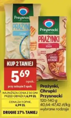 Delikatesy Centrum Prażynki, chrupki PRZYSNACKI oferta