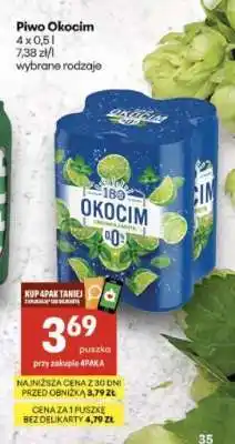 Delikatesy Centrum Piwo Okocim oferta