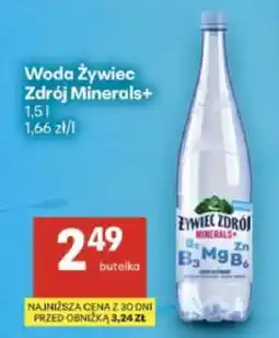 Delikatesy Centrum Woda Żywiec Zdrój Minerals+ oferta