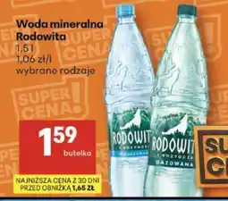 Delikatesy Centrum Woda mineralna RODOWITA oferta