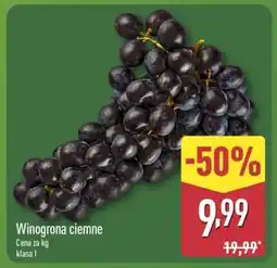 ALDI Winogrona ciemne oferta