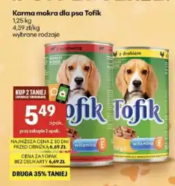 Delikatesy Centrum Karma mokra dla psa Tofik oferta