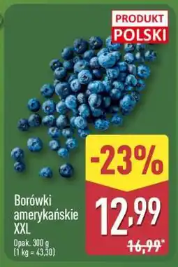ALDI Borówki amerykańskie XXL oferta