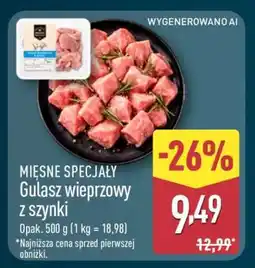 ALDI Gulasz wieprzowy z szynki oferta