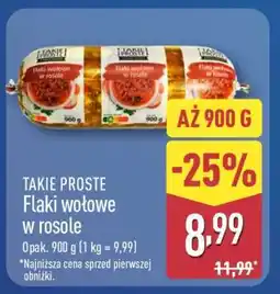 ALDI TAKIE PROSTE Flaki wołowe w rosole oferta