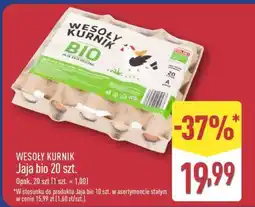 ALDI WESOŁY KURNIK Jaja bio 20 szt oferta