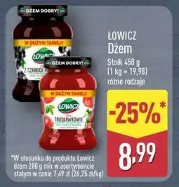 ALDI ŁOWICZ Dżem oferta
