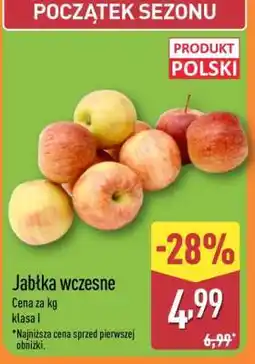 ALDI Jabłka wczesne oferta