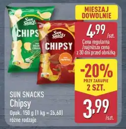 ALDI SUN SNACKS Chipsy oferta