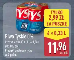 ALDI Piwo Tyskie 0% oferta