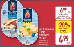 ALDI GOLDEN SEAFOOD Filety śledziowe w sosie oferta