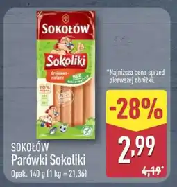 ALDI SOKOŁÓW Parówki Sokoliki oferta